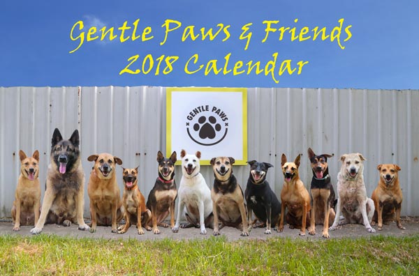 “Gentle Paws & Friends”– Gentle Paws Dog Shelter 2018 Calendar