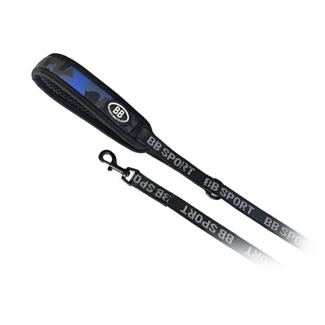 BB SPORT-LEASH-BLUE CAMO-NEOPRENE-NYLON 1/2"