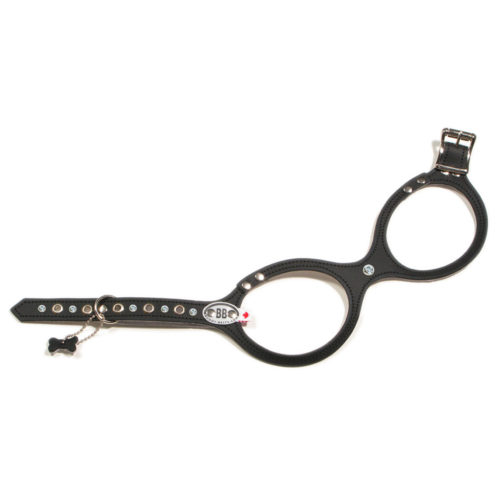Buddy Belts Premium Harness (Black with Crystals)