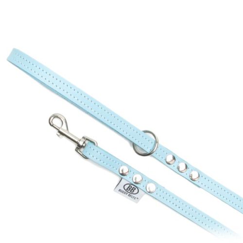 Buddy Belts Premium Leather Leash (Blue) Buddy Belts Premium Leather Leash (Blue)