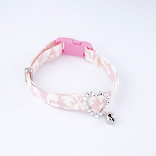 Ka’iulani Pink Safety Cat Collar with Bell