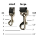 Clasp sizes