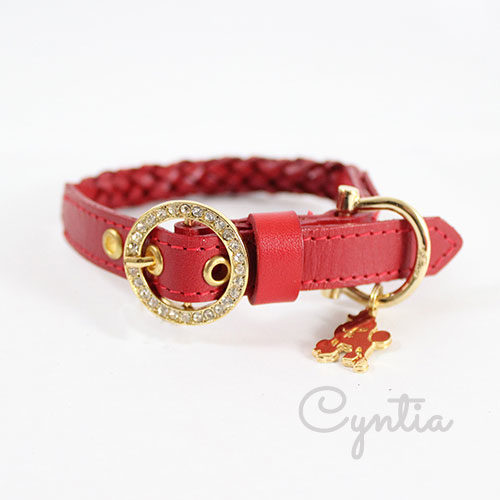 Kierry’s Cyntia collar for dogs – red (ML) Kierry’s Cyntia collar for dogs – red (ML)