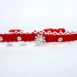 Lady in Red suede and lace cat collar - 3