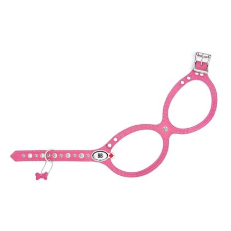 Hot Pink with Crystals