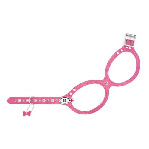 Buddy Belts Luxury Harness (Hot Pink with Crystals)