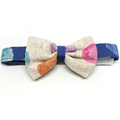 Polka Dot Dreams bowtie collar for small to medium dogs