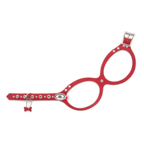 Buddy Belts Premium Harness (Red with Crystals)