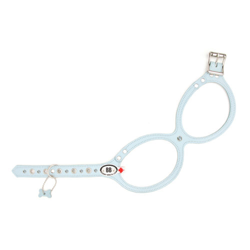 Buddy Belts Premium Harness (Blue with Crystals)