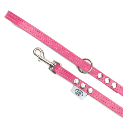 Buddy Belts Luxury Leather Leash (Hot Pink) Buddy Belts Luxury Leather Leash (Hot Pink)